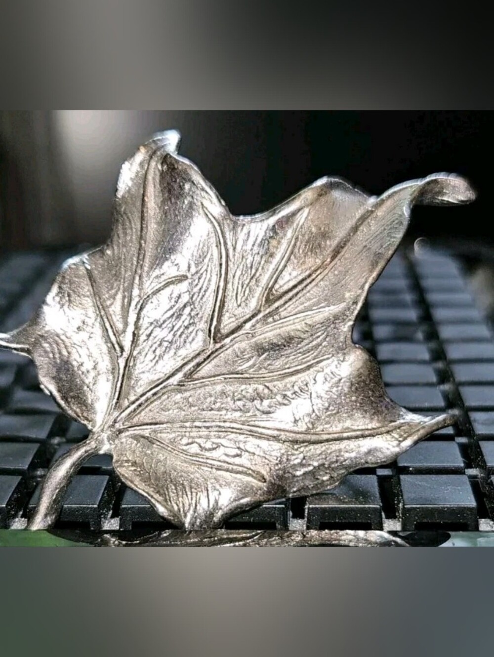 Ballou Sterling Silver Maple Leaf Brooch Pin